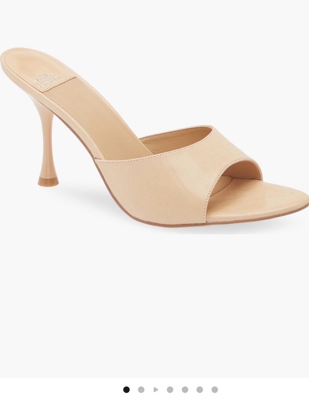 Jeffrey Campbell Agent Leather Slide Heels Sz 7
